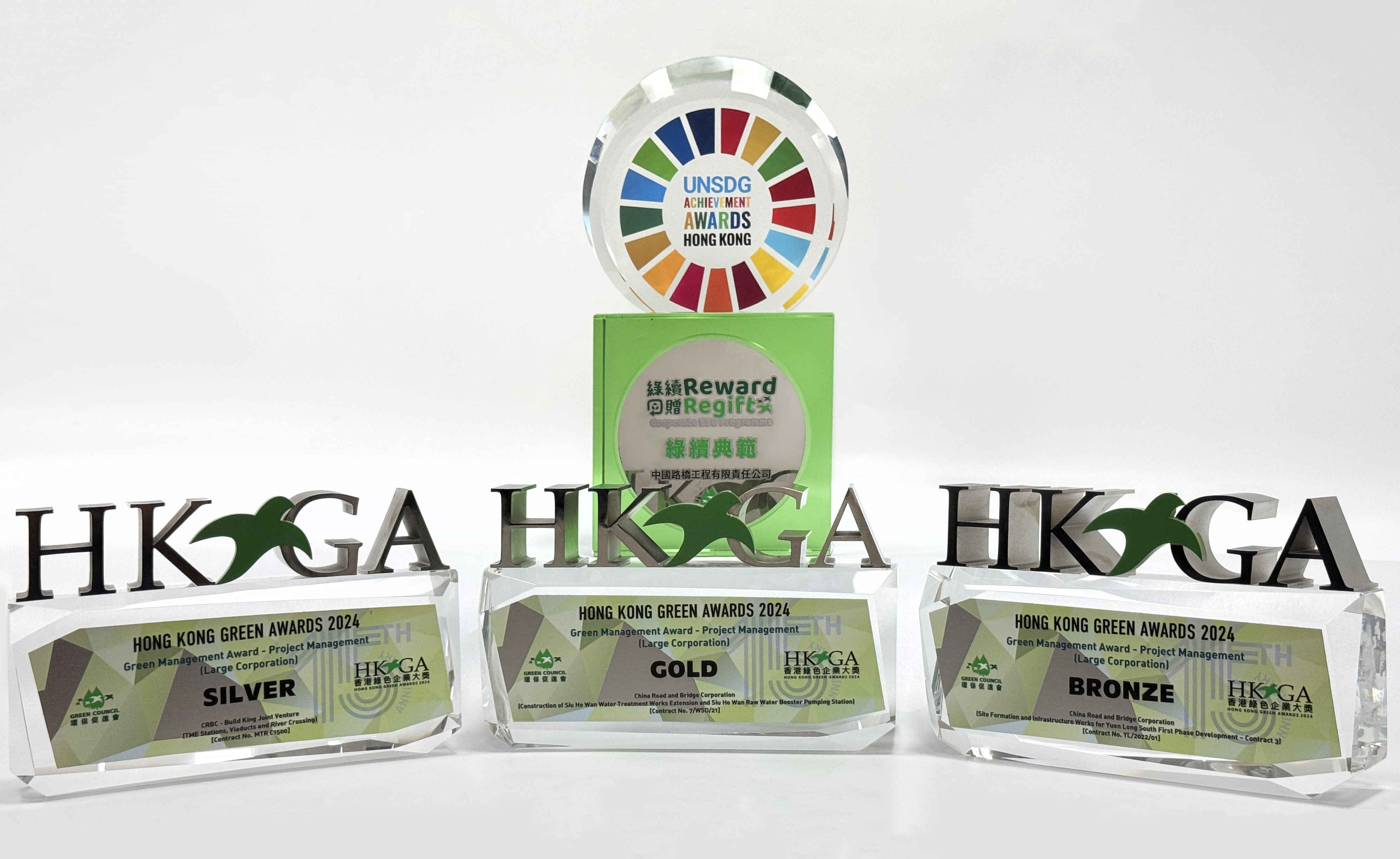 Hong Kong Green Awards 2024 （Gold/Sliver/Bronze）